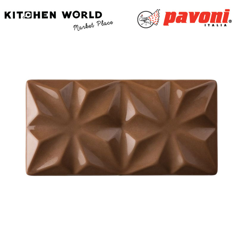 Pavoni PC5029 Polycarbonate Chocolate Bar Mold Hexa by Vincent Vall