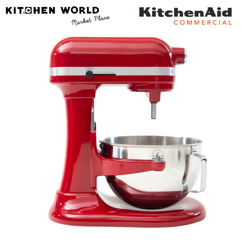 KitchenAid - 5.5 Quart Bowl-Lift Stand Mixer - Empire Red