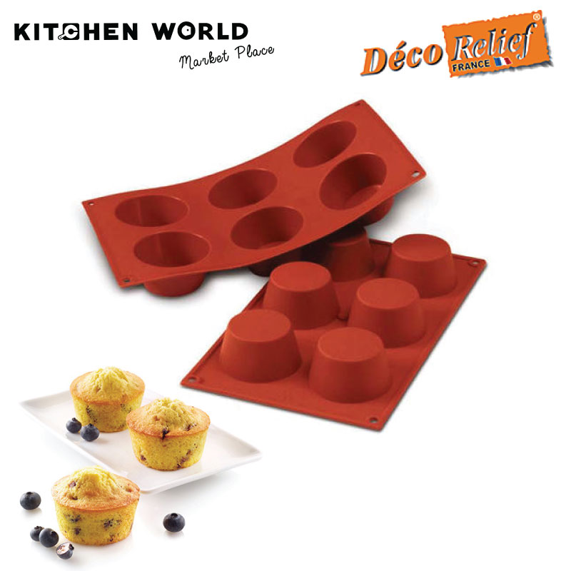 Silicone muffin mould 24 cavities - 169 ml